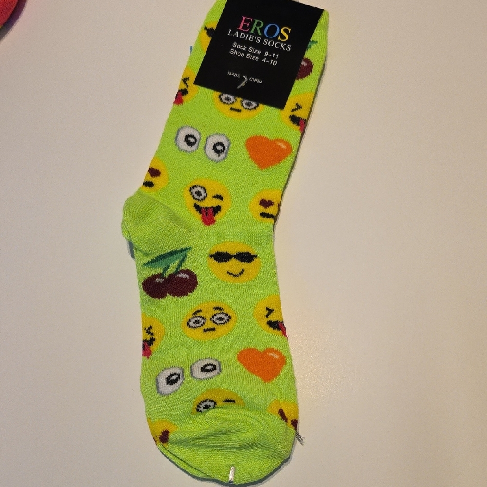 EROS Emoji Patterned Socks